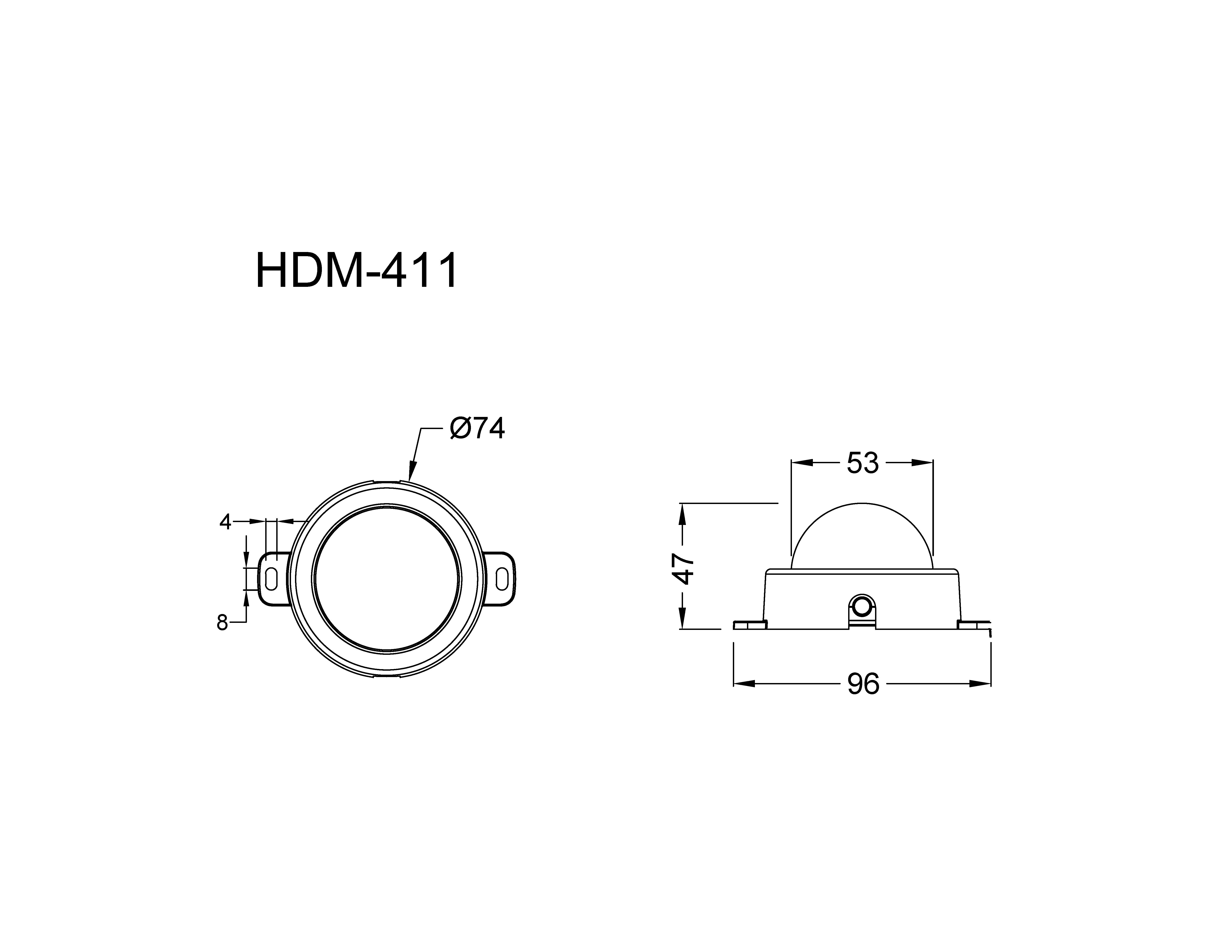 尺寸图HDM-411